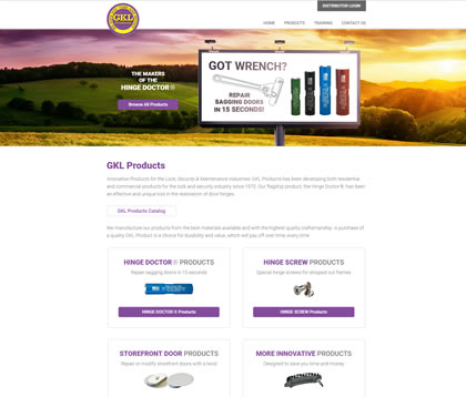 GKL Products Homepage
