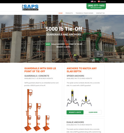Safety Anchor Post System Homepage