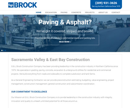 Brock Construction Homepage